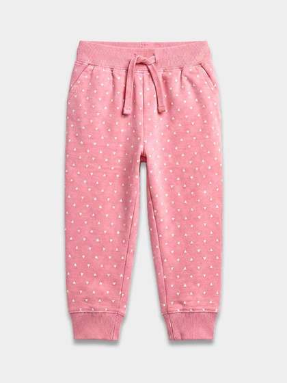 Carter's Girls Regular
                    Fit Geometric Joggers