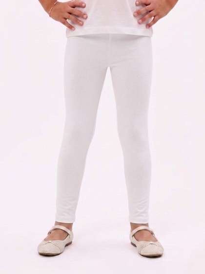 BLUEBUCK Girls Cotton
                    Blend Solid Leggings