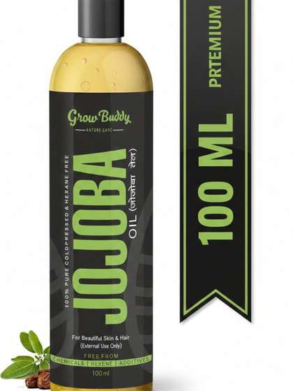 Growbuddy 100% Pure
                    Jojoba Massage Oil - 100 ml