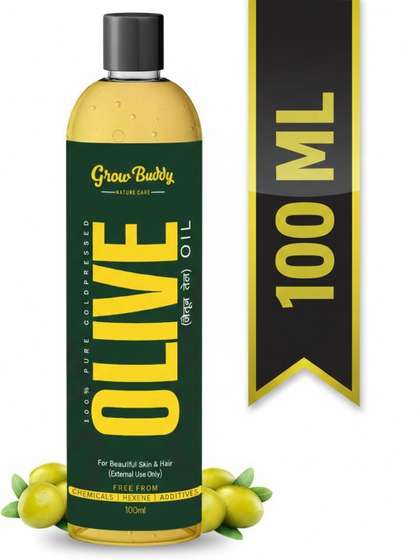 Growbuddy 100% Natural
                    Virgin Olive Massage Oil - 100 ml