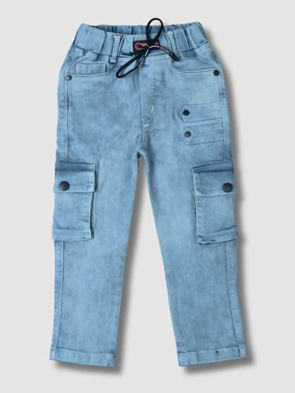 BAESD Boys Regular Fit
                    Mid-Rise Light Fade Stretchable Jeans