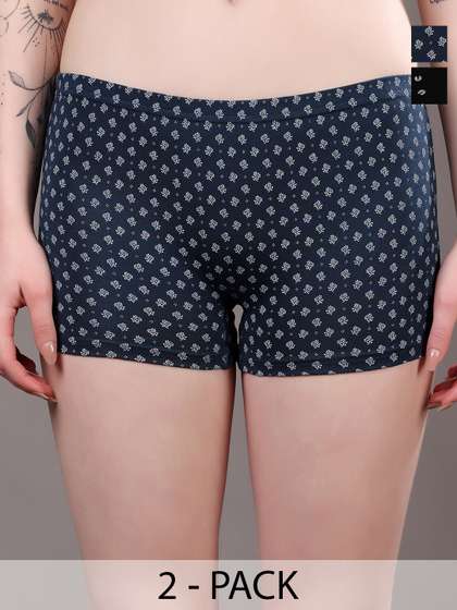 Louis Bayrad Women
                        Pack of 2 Printed Anti Microbial Assorted Boy
                        Shorts
