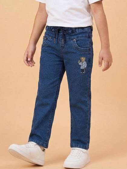 JFR Boys Straight Fit
                    Mid-Rise Jeans