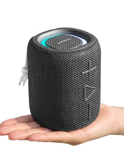 GOBOULT Rave 10W,
                        Dual Drivers, RGB LED, TWS node Speaker(Jet
                        Black, Stereo Channel)