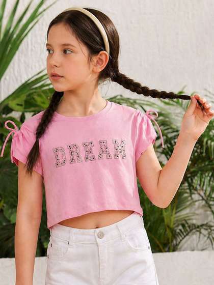 Purple United Kids Girls
                    Extended Sleeves T-shirt
