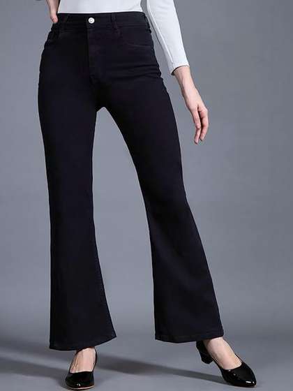 AngelFab Women
                        Bootcut High-Rise Stretchable Jeans