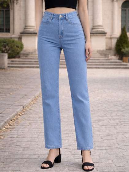 AngelFab Women
                        High-Rise Stretchable Jeans