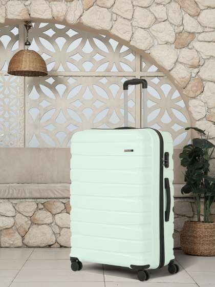 Teakwood Leathers
                        Textured Hard Sided Large Trolley Suitcase - 96
                        L