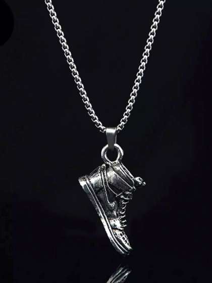 RAPPERSSHOP
                      Silver-Plated Quirky Pendants with Chains