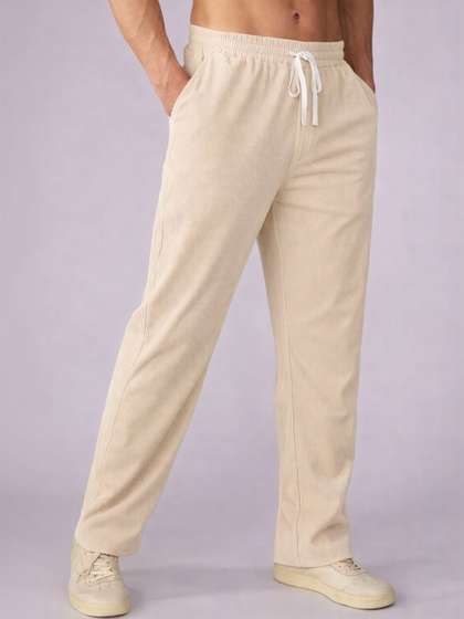 CHROVEL Men Relaxed
                      Fit Track Pants