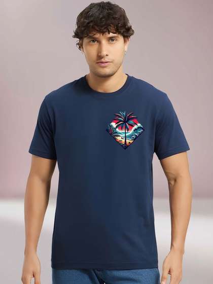 THE BEETLE HOUSE Men
                        Printed T-shirt