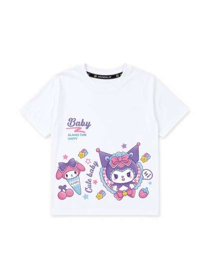 YK Girls Printed
                    T-shirt