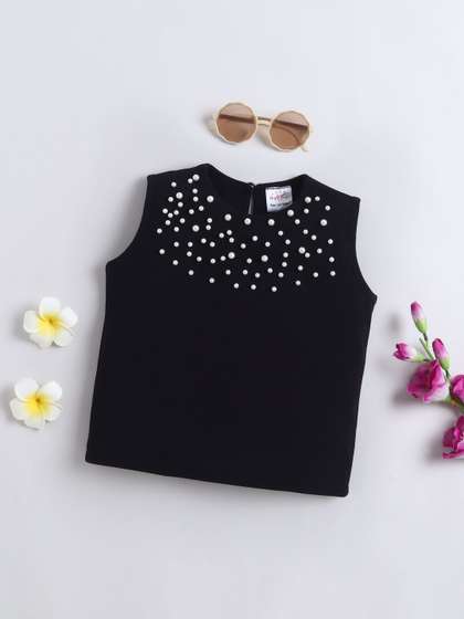 BRIGHT STARS KIDSWEAR
                    Girls Embellished Blouson Top