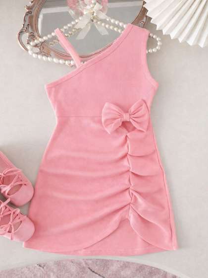 PATTZALA One Shoulder
                    Ruffled Crepe Bodycon Dress