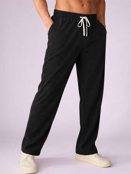 CHROVEL Men Relaxed
                      Fit Track Pants