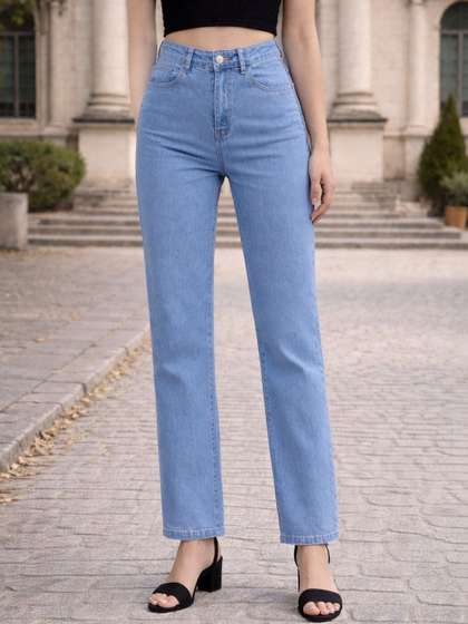 AngelFab Women
                        High-Rise Stretchable Jeans