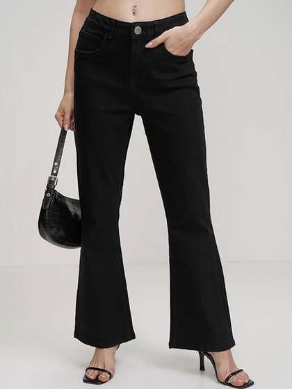 AngelFab Women
                        Bootcut High-Rise Stretchable Jeans