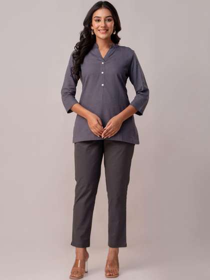 SwagSanskriti V-Neck
                        Kurti