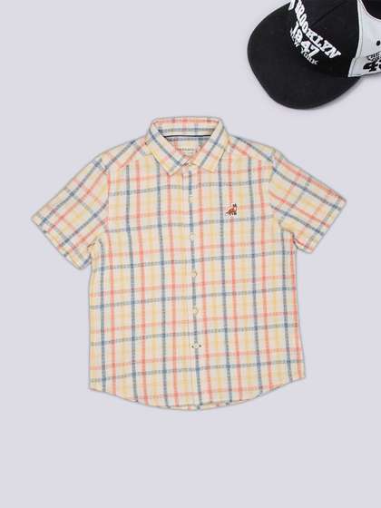 Pantaloons Junior Boys
                      Checked Casual Shirt