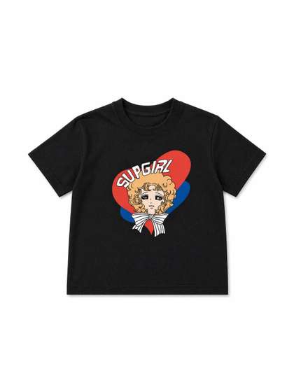 YK Girls Printed
                    T-shirt