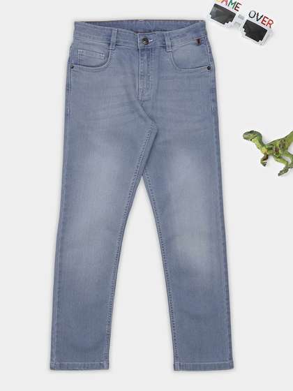 Pantaloons Junior Boys
                    Slim Fit Mid-Rise Light Fade Jeans