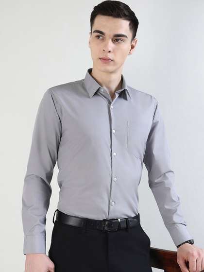 Hancock Men Slim
                          Fit Formal Shirt