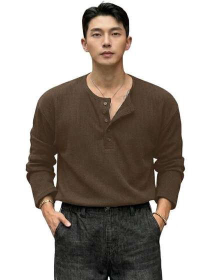 The Modern Soul Men
                        Henley Neck T-shirt