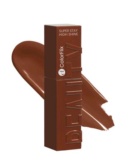 COLORFLIX Lip Drama
                        Super Stay Waterproof Liquid Lipstick - 5 ml -
                        Mocha Embrace - 06