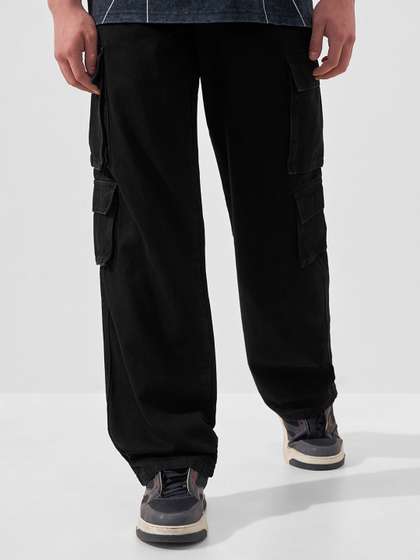 HIGHLANDER Men
                        Mid-Rise Carpenter Fit Clean Look Non
                        Stretchable Jeans