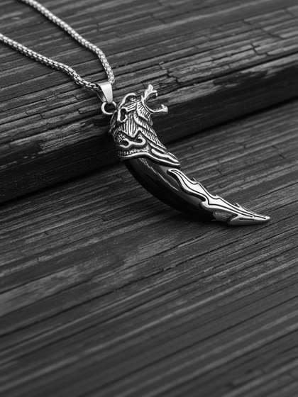 Saizen Silver-Plated
                    Animal Shaped Pendants with Chains