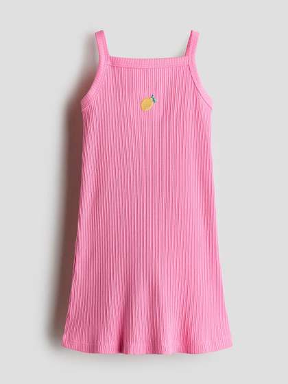 H&M
                    Embroidery-Detail Strappy Dress