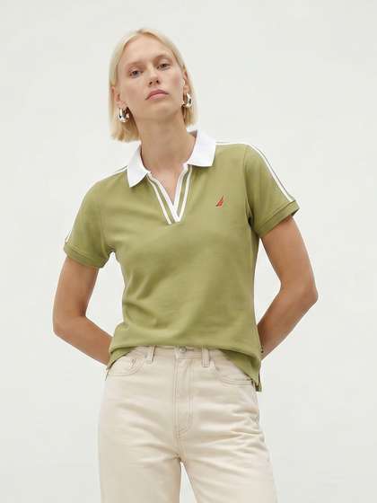 Nautica Polo
                          Collar Slim Fit T-shirt