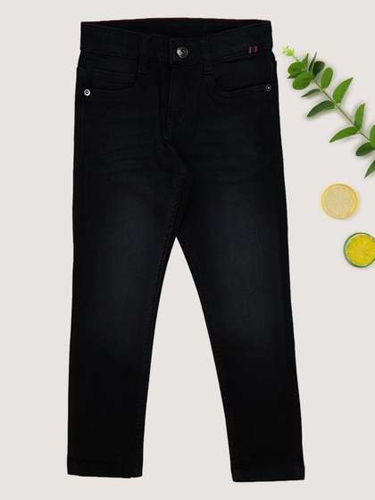 Pantaloons Junior Boys
                    Slim Fit Mid-Rise Light Fade Jeans