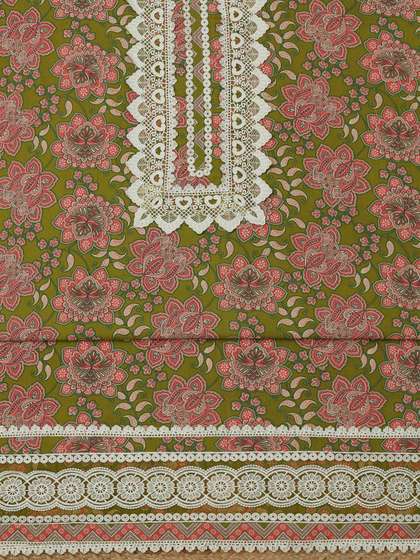 Soch Printed Pure
                        Cotton Unstitched Dress Material