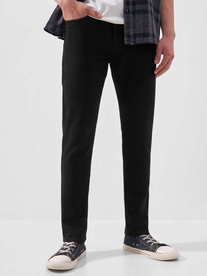 HIGHLANDER Men Black
                        Slim Fit Stretchable Jeans