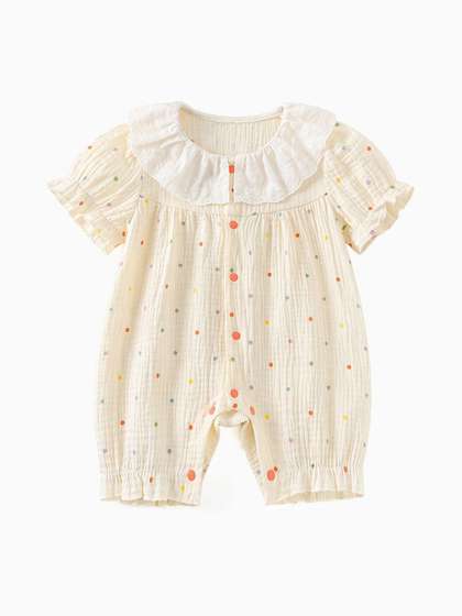 Wunderwoo Infant Kids
                    Printed Cotton Rompers