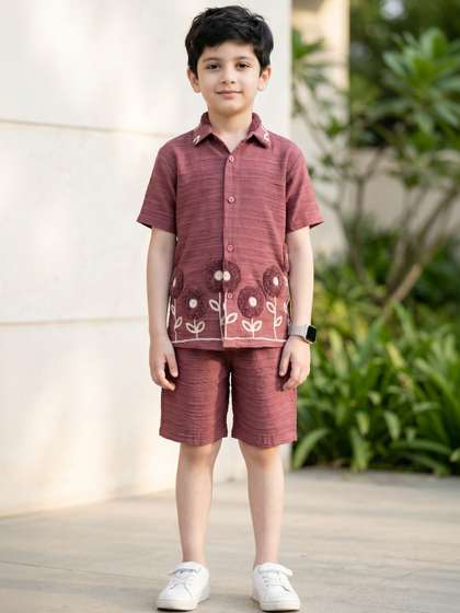 ahhaaaa Boys Shirt
                      with Shorts