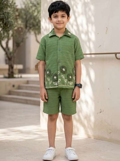 ahhaaaa Boys Shirt with
                    Shorts