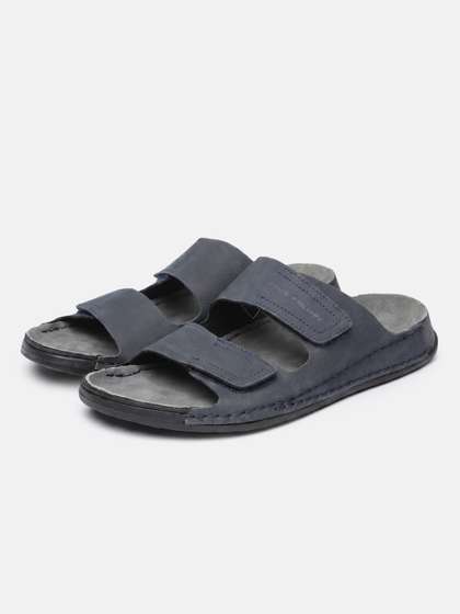 Louis Philippe Louis
                    Philippe Men Leather Comfort Sandals