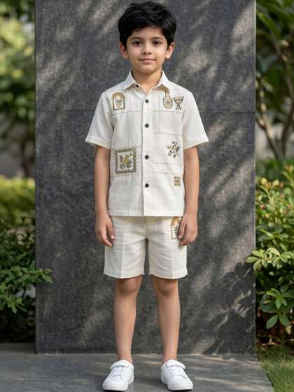 ahhaaaa Boys Shirt with
                    Shorts