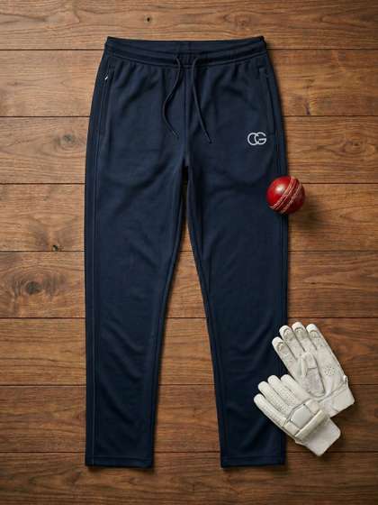 CALIGOSTLE Regular Fit
                    Brand Logo Rapid-Dry Cricket Track Pants