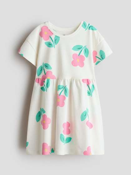 H&M Printed Cotton Dress