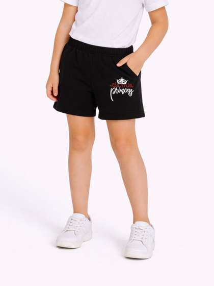 DYCA Girls Black Solid
                    Shorts