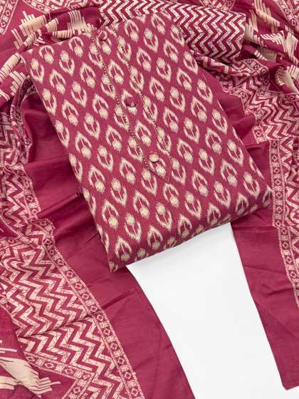 FashionsEye Printed
                        Pure Cotton Unstitched Dress Material
