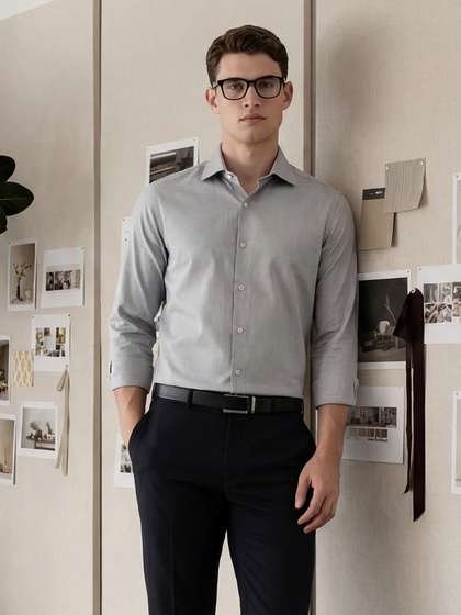 Thomas Scott Pure
                        Cotton Regular Fit Formal Shirt