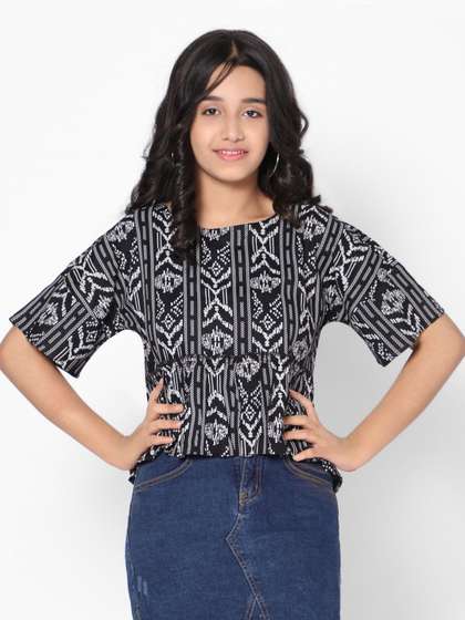 TeenTrums Girls Viscose
                    Rayon Tops