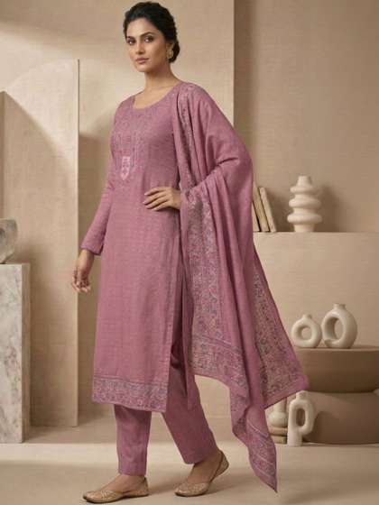 Rosaniya Printed
                          Viscose Rayon Unstitched Dress Material