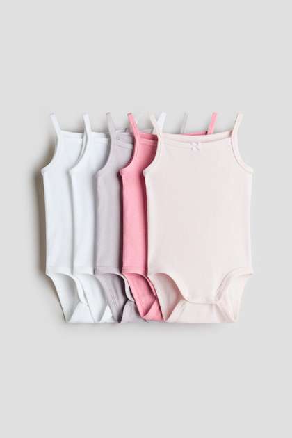H&M 5-pack Cotton
                    Bodysuits