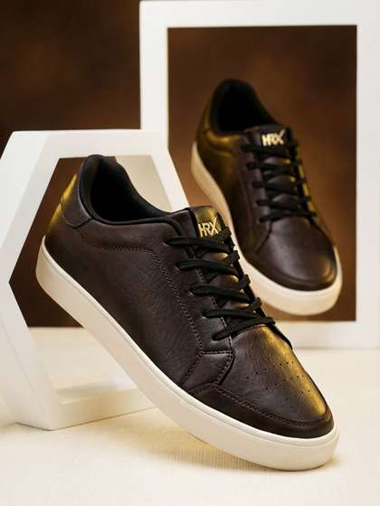 HRX by Hrithik
                            Roshan Men Brown Contrast Sole Lace Up
                            Sneakers