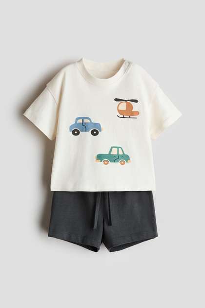 H&M 2-Piece Cotton
                      Set